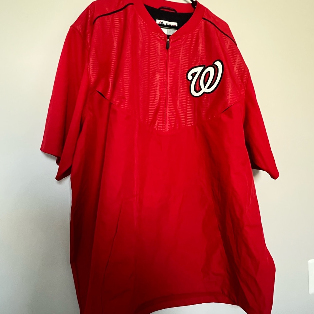 Washington Nationals Short Sleeve Windbreaker